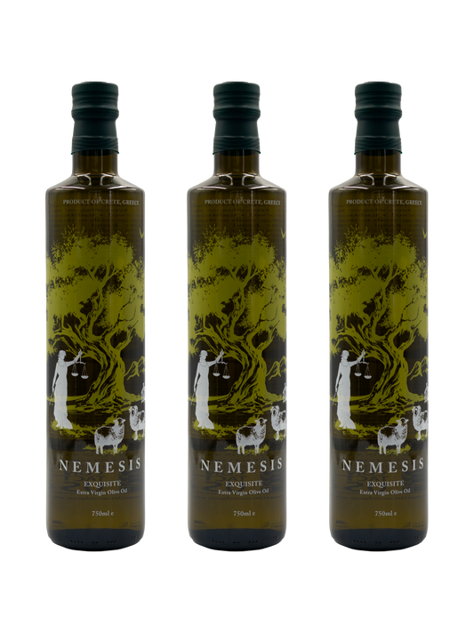 Έξτρα Παρθένο Ελαιόλαδο Nemesis 3 μπουκάλια των 750 ml