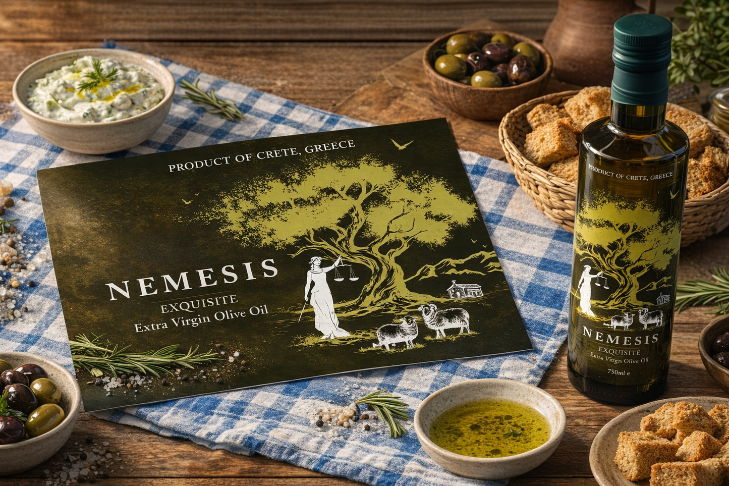 Έξτρα Παρθένο Ελαιόλαδο Nemesis σε μπουκάλι 750 ml